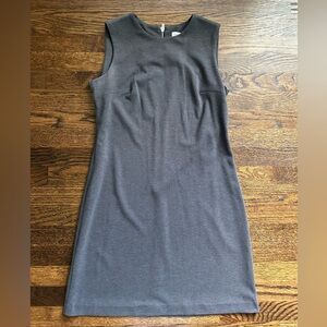 Calvin Klein Charcoal Gray sleeveless sheath dress size 6